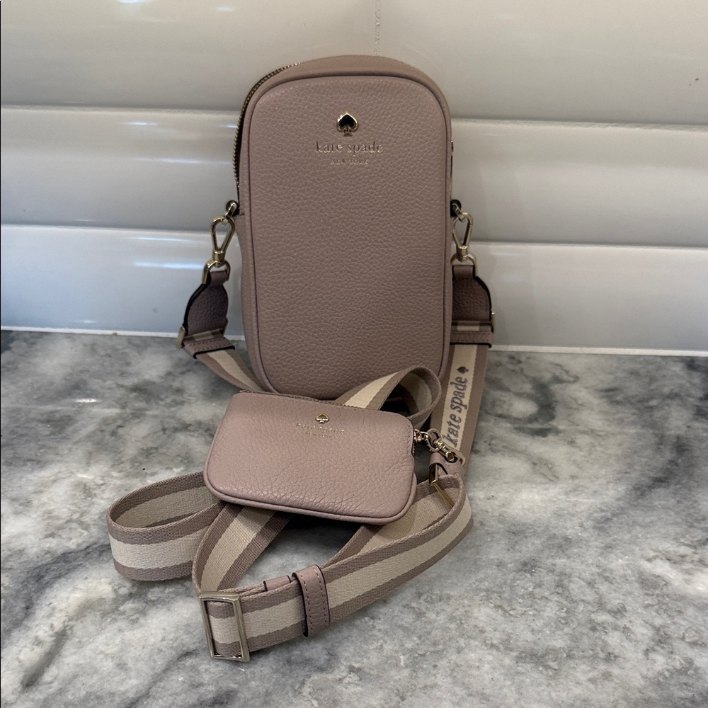 Kate Spade Beige Crossbody Bag Set